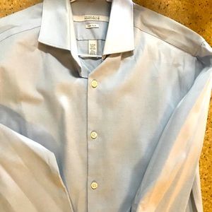 Perry Ellis Portfolio Cloud Blue Dress Shirt S.